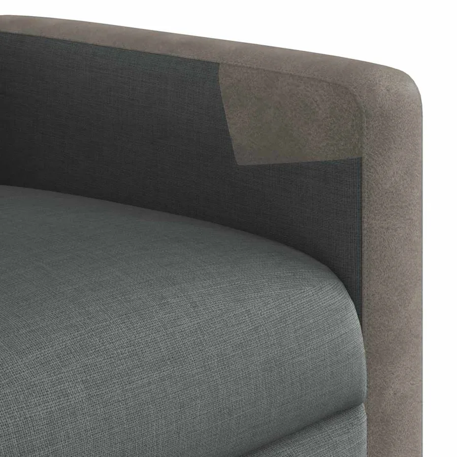 Fauteuil inclinable électrique gris foncé tissu - 13