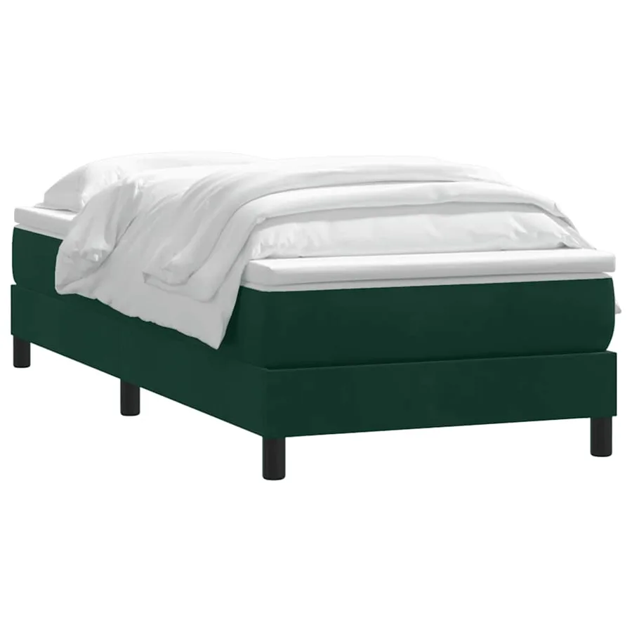 Sommier à lattes de lit sans matelas vert foncé 200x220 cm - 3