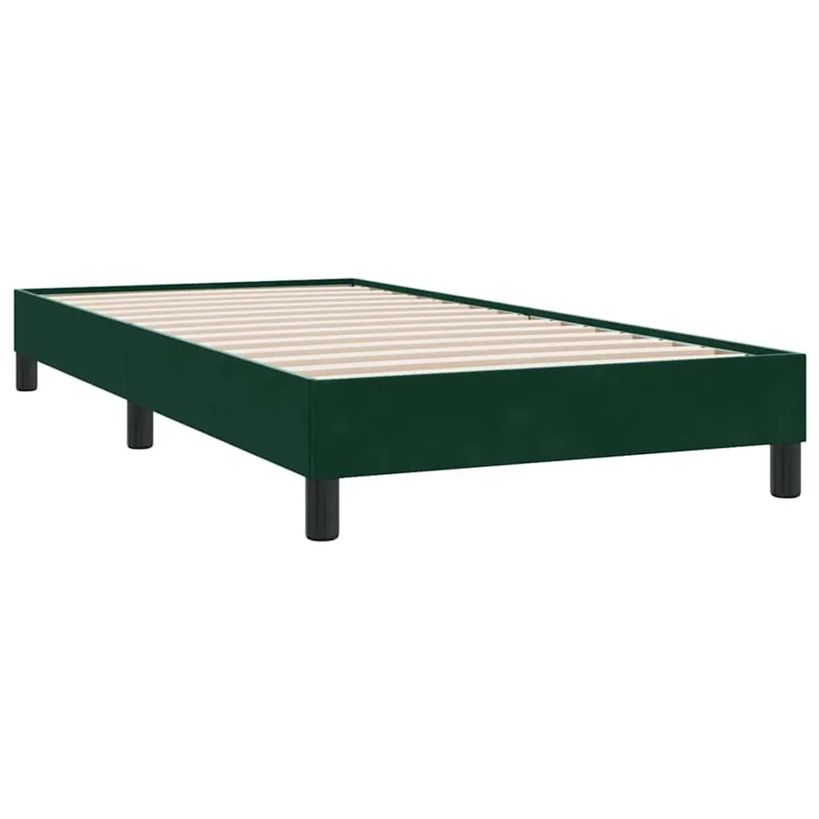 Sommier à lattes de lit sans matelas vert foncé 200x220 cm - 4