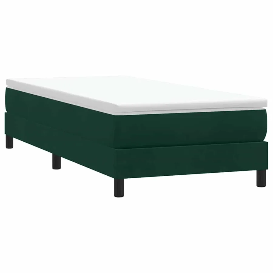 Sommier à lattes de lit sans matelas vert foncé 200x220 cm - 5