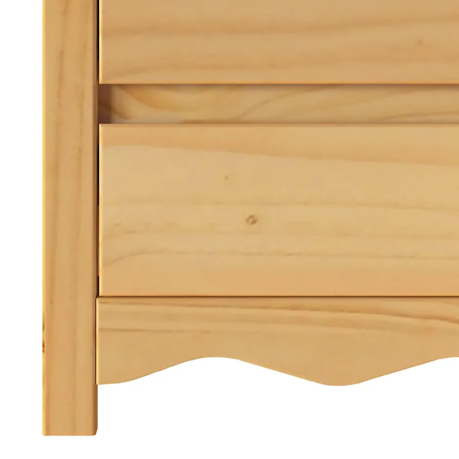 Table basse Drammen Chêne 45 x 35 x 56 cm Bois de pin massif - 10