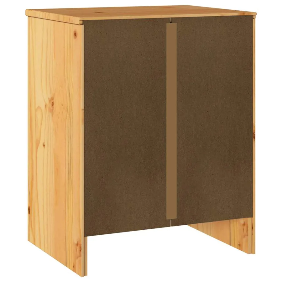Table basse Drammen Chêne 45 x 35 x 56 cm Bois de pin massif - 6