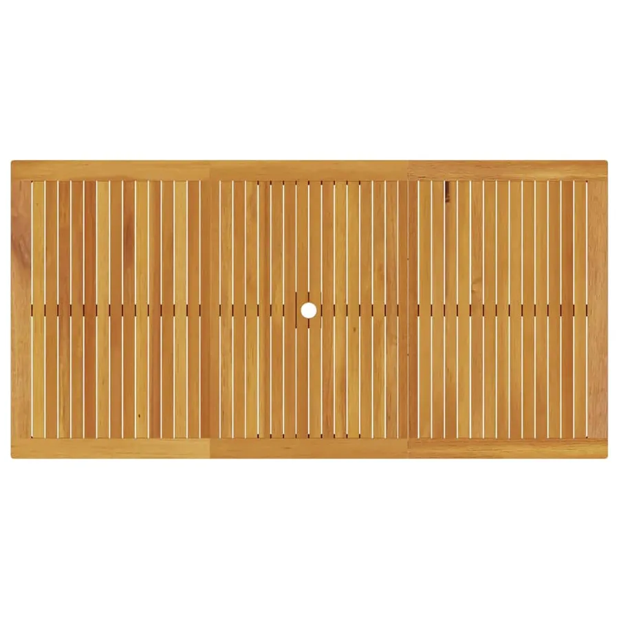 Ensemble de salle à manger pour jardin 9 pcs Marron - 8