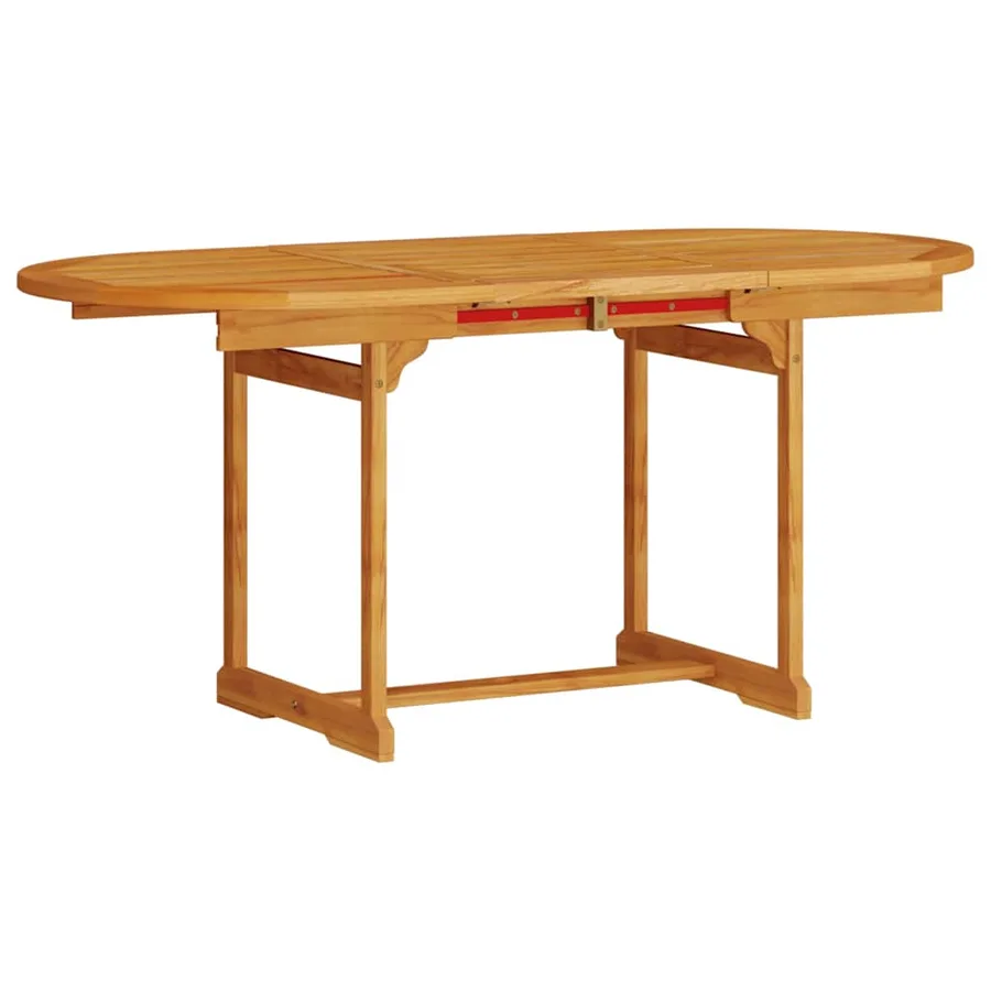 Ensemble de salle à manger pour jardin 7 pcs Marron - 6