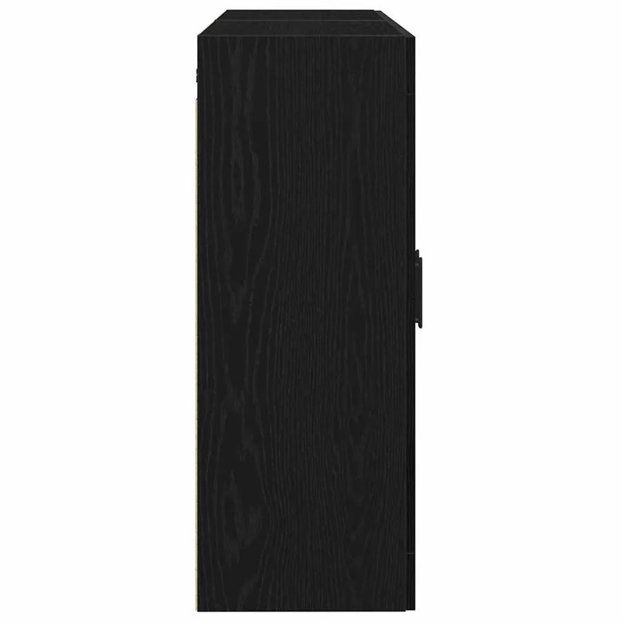 Meuble mural Montage mural 2 pcs Chêne noir 69,5 x 34 x 90 cm - 7