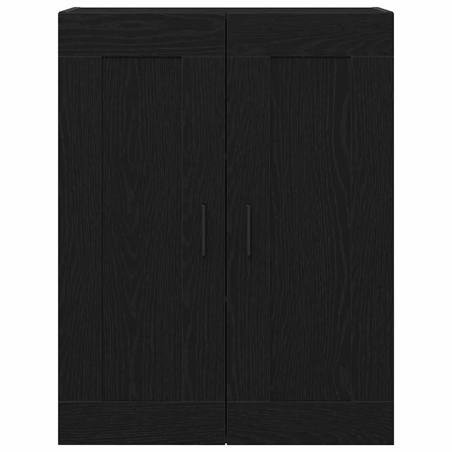 Meuble mural Chêne noir 69,5 x 34 x 90 cm Bois d'ingénierie - 2