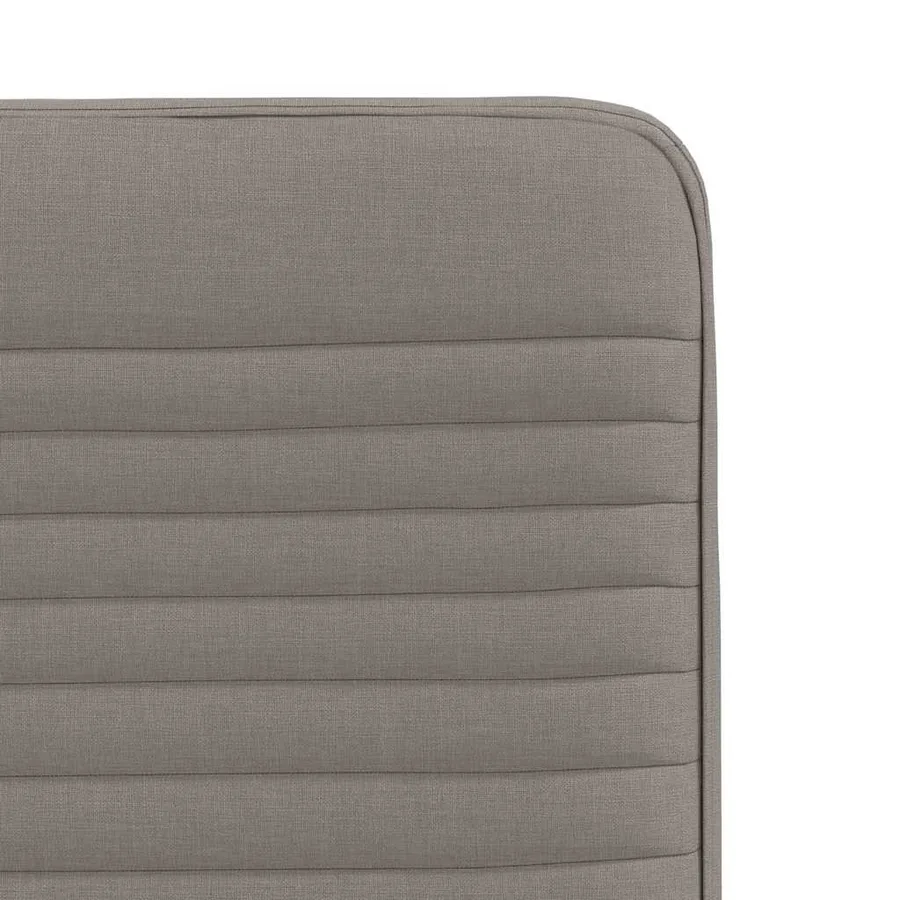 Chaises à manger lot de 2 taupe tissu - 7