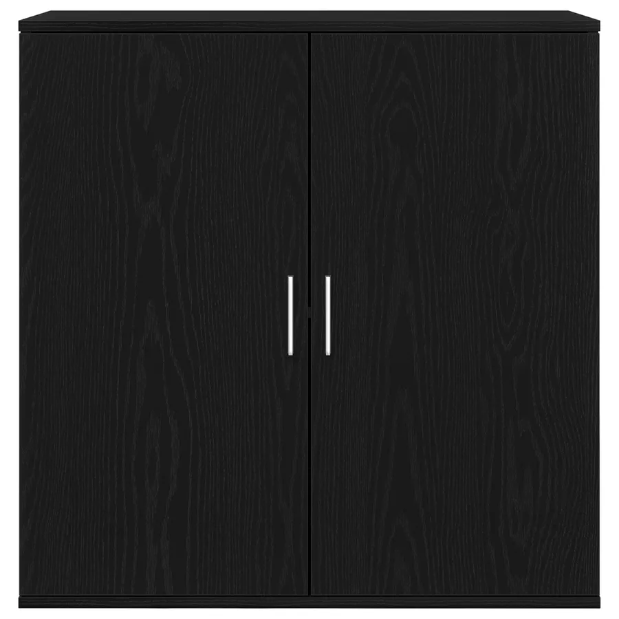 Buffet Chêne noir 79 x 38 x 80 cm Bois d'ingénierie - 6