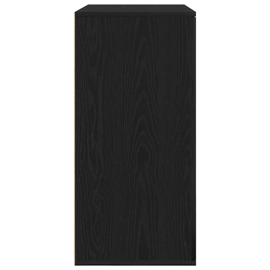 Buffet Chêne noir 79 x 38 x 80 cm Bois d'ingénierie - 7