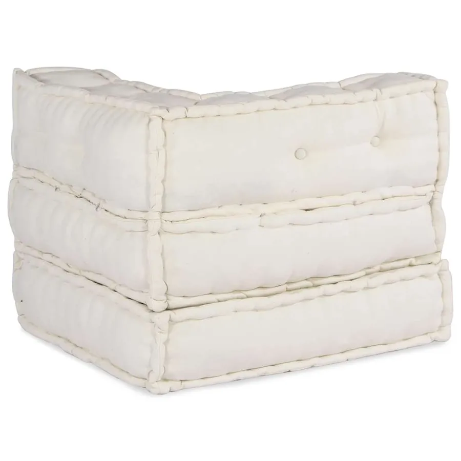 Canapé modulaire crème 70x70x54 tissu - 9