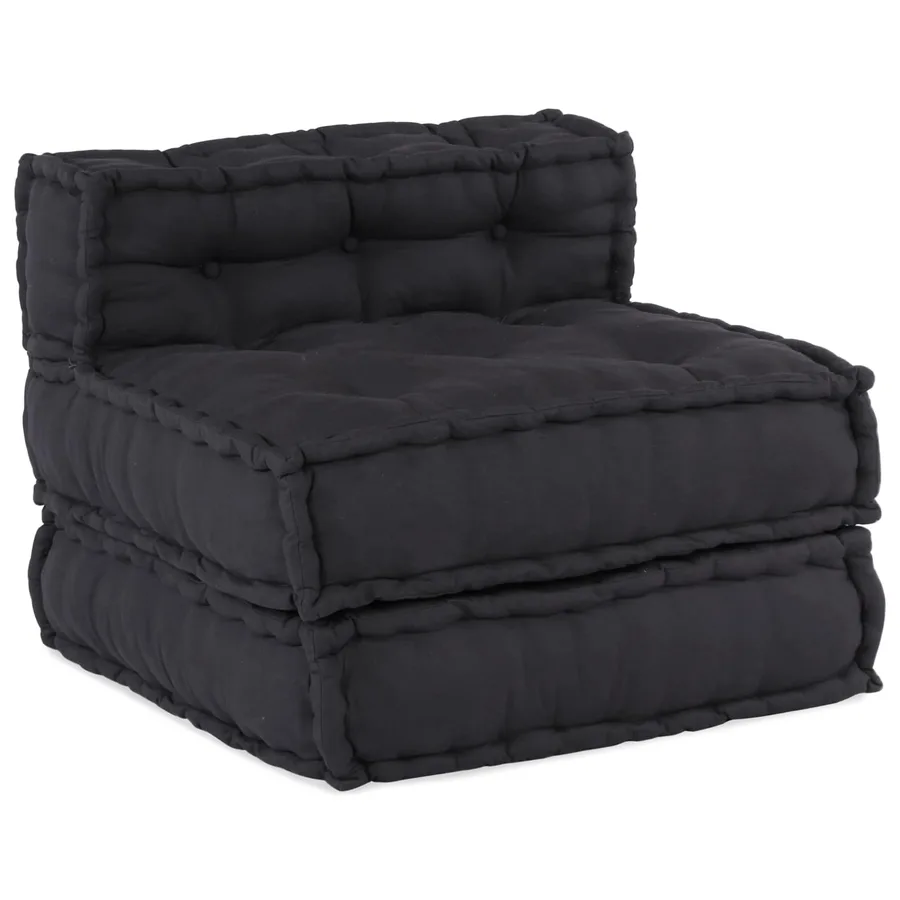 Unité de canapé modulaire 4 pcs Anthracite Tissu - 6