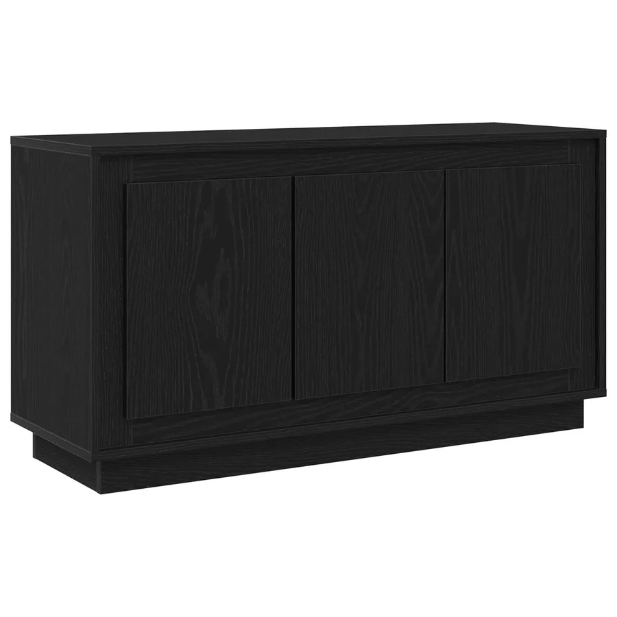 Buffet Chêne noir 102 x 35 x 55 cm Bois d'ingénierie - 2