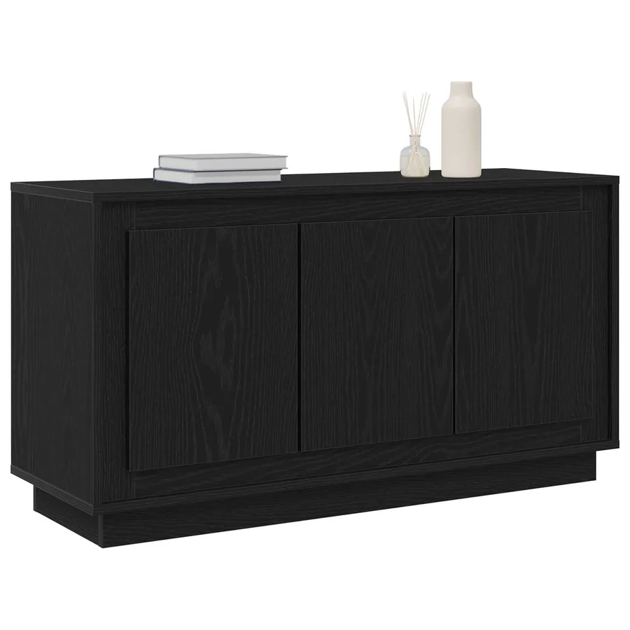 Buffet Chêne noir 102 x 35 x 55 cm Bois d'ingénierie - 3