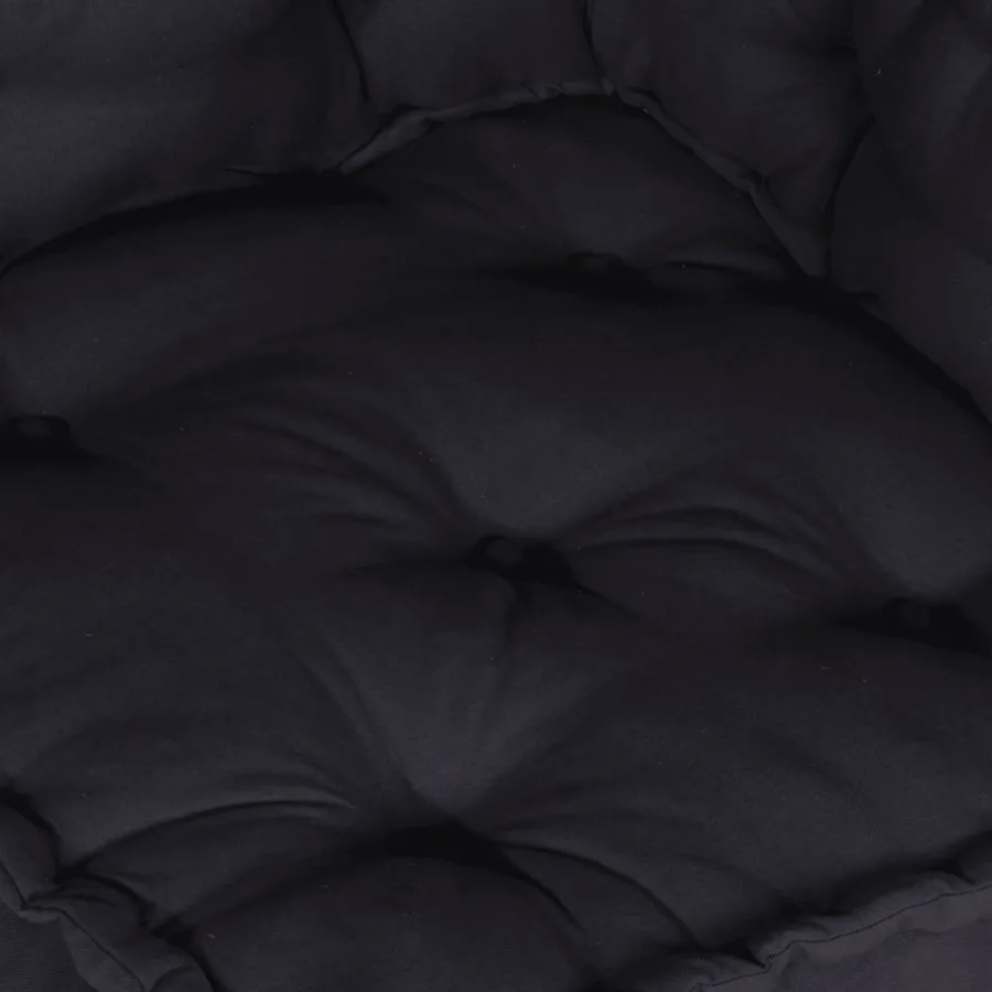 Canapé modulaire 2 places anthracite 140x70x36 tissu - 9