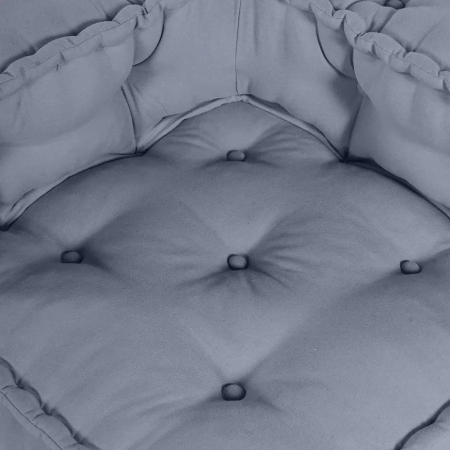 Unité de canapé modulaire 4 pcs Gris Tissu - 10