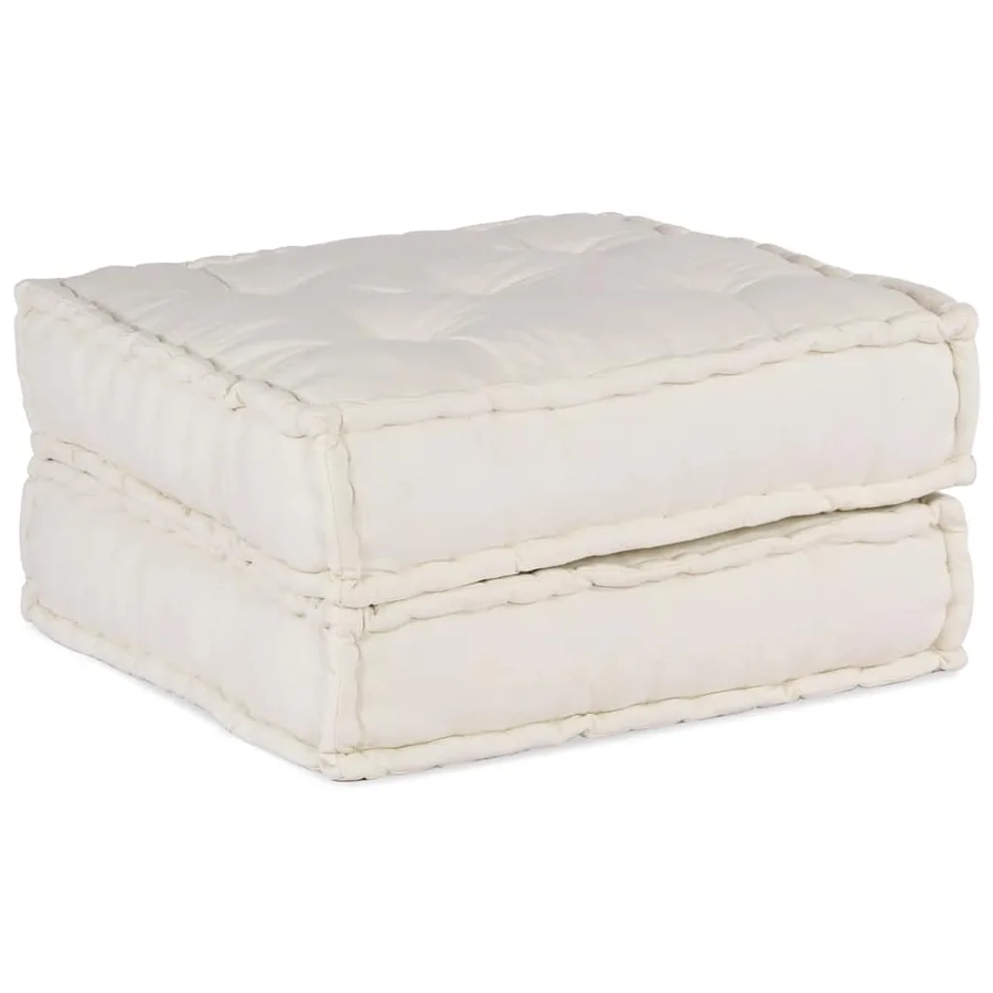 Canapé modulaire crème 70x70x36 tissu - 2