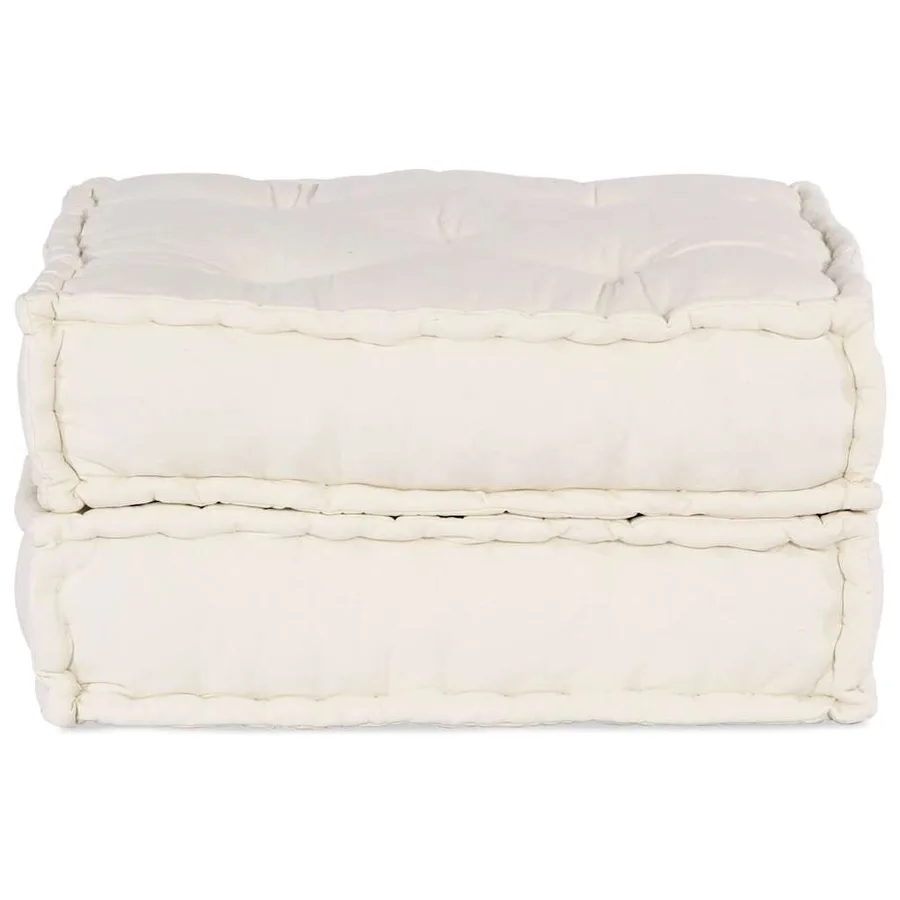 Canapé modulaire crème 70x70x36 tissu - 4