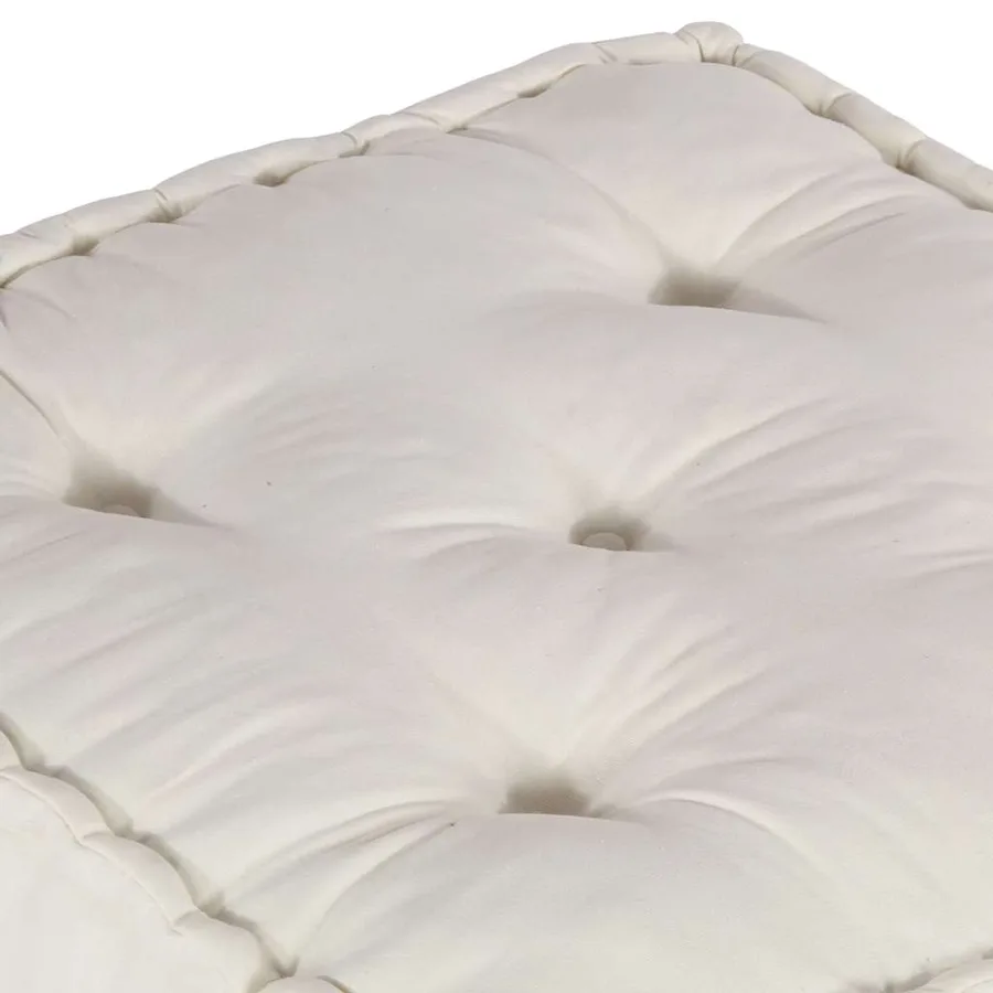 Canapé modulaire crème 70x70x36 tissu - 8