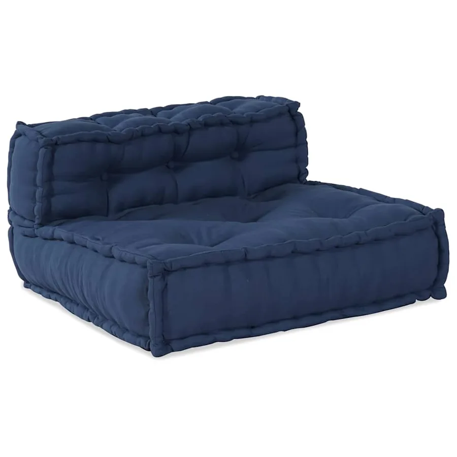 Unité de canapé modulaire 4 pcs Indigo Tissu - 7