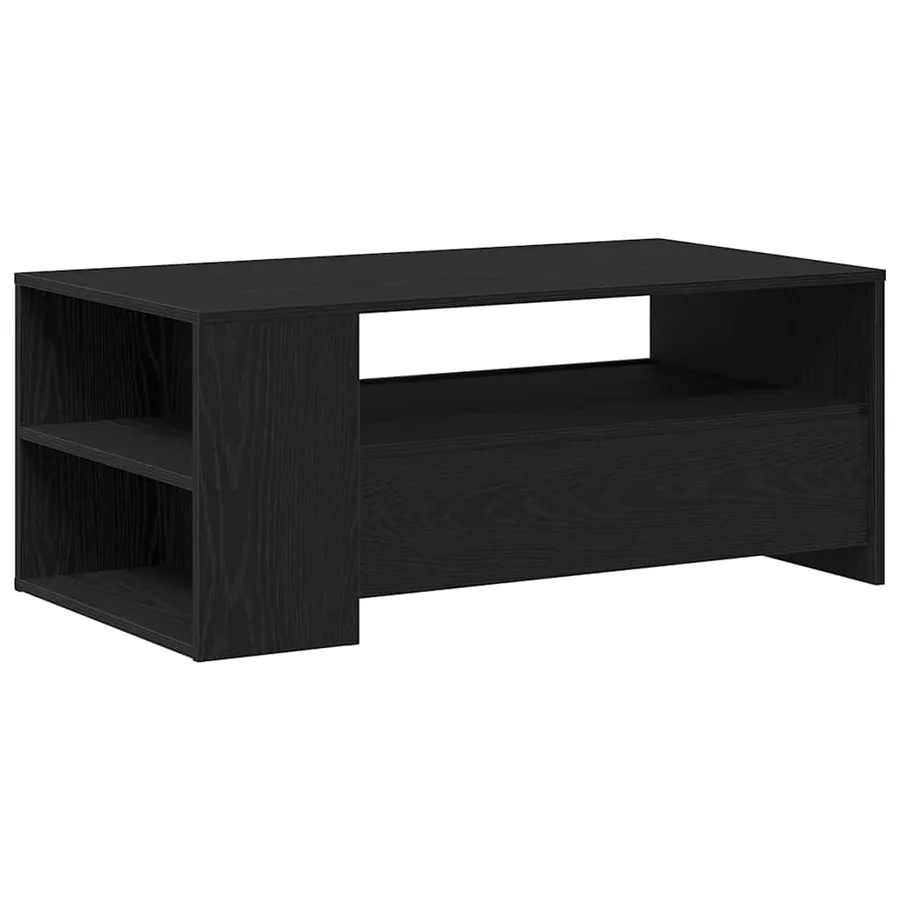 Table basse Chêne noir 102 x 55 x 43,5 cm Bois d'ingénierie - 6