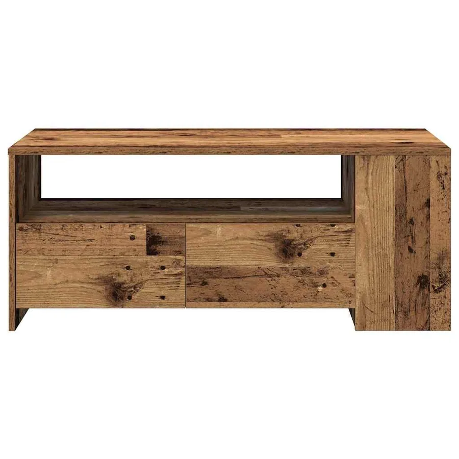 Table basse Bois Ancien 102 x 55 x 43,5 cm Bois d'ingénierie - 7