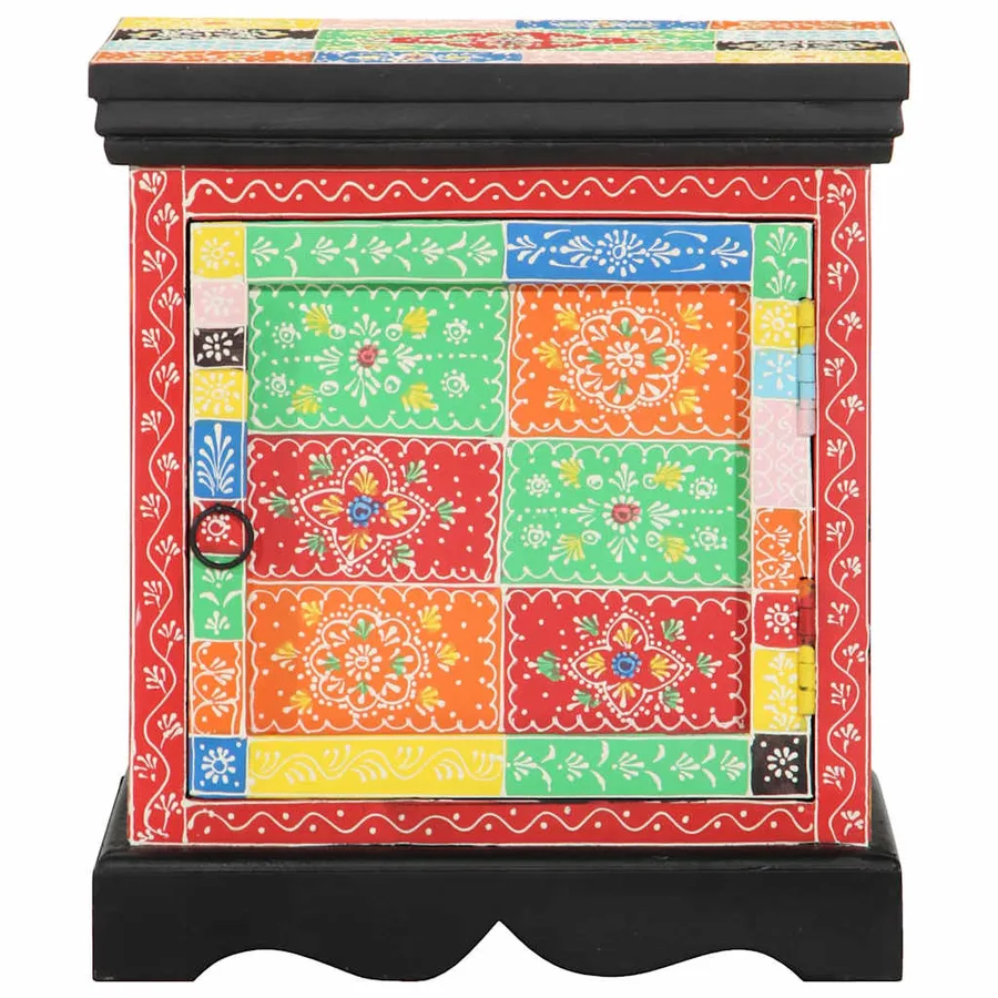 Table de chevet multicolore 2 pcs 40x35x45 cm - 2