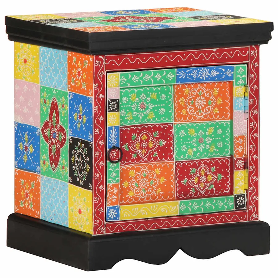 Table de chevet multicolore 2 pcs 40x35x45 cm - 3