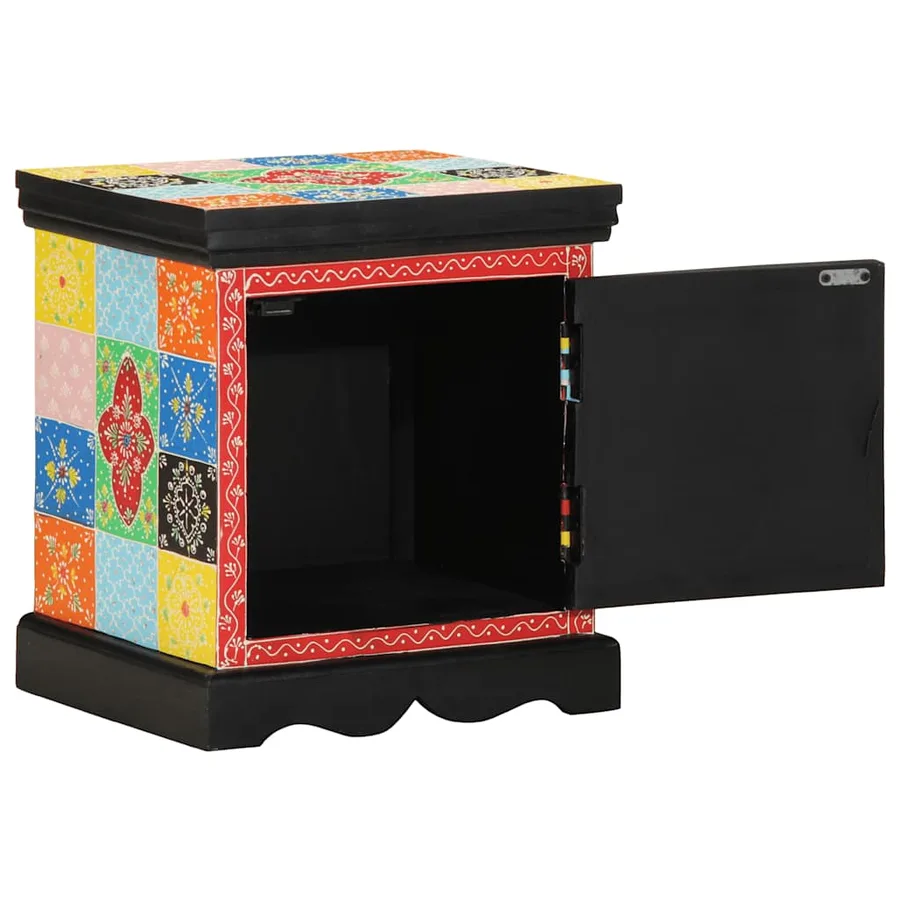 Table de chevet multicolore 2 pcs 40x35x45 cm - 4