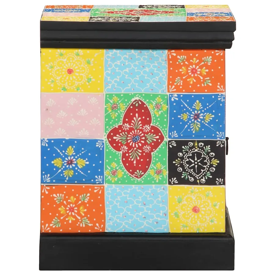 Table de chevet multicolore 2 pcs 40x35x45 cm - 5