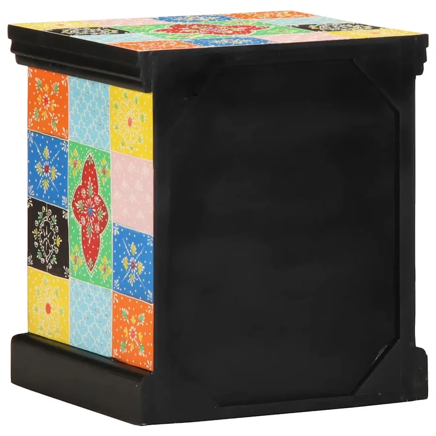 Table de chevet multicolore 2 pcs 40x35x45 cm - 6