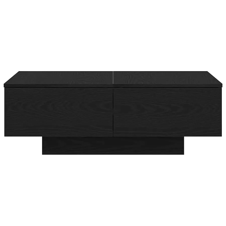 Table basse Chêne noir 90 x 60 x 31 cm Bois d'ingénierie - 7