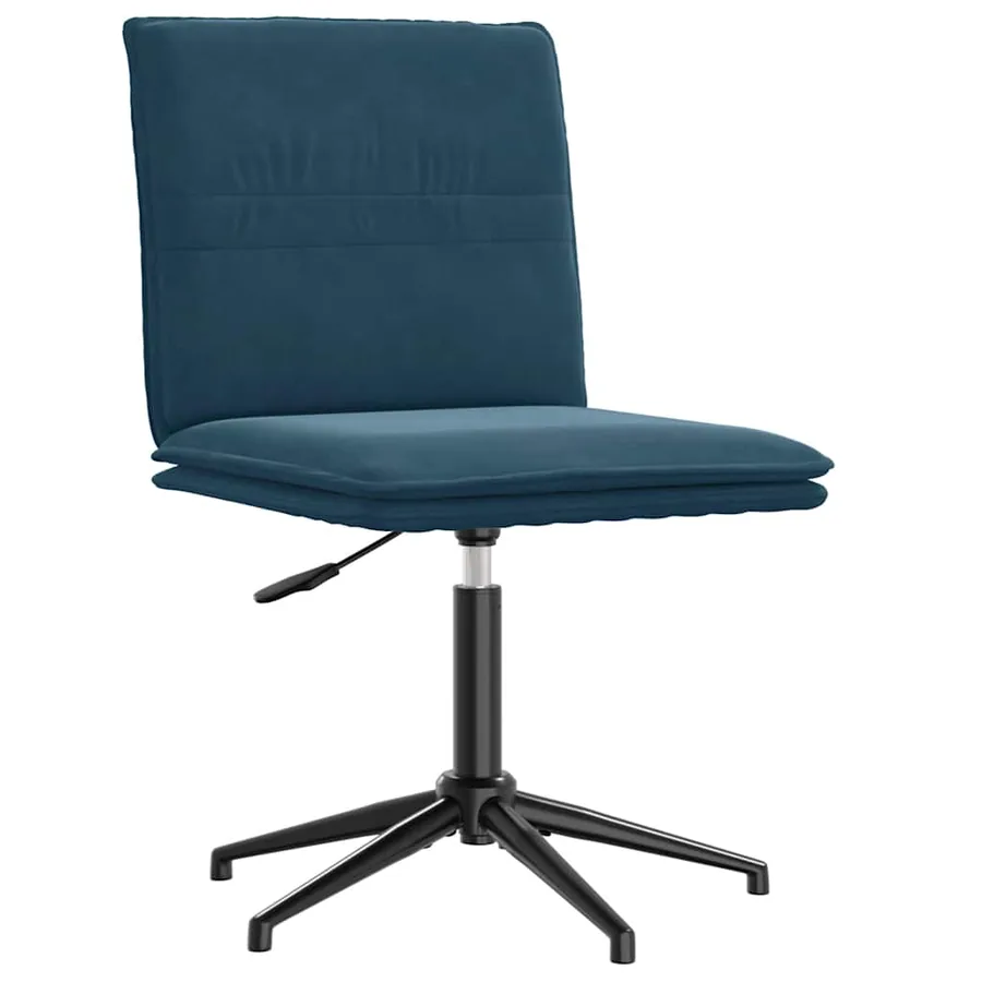 Chaise à manger Bleu Velours
