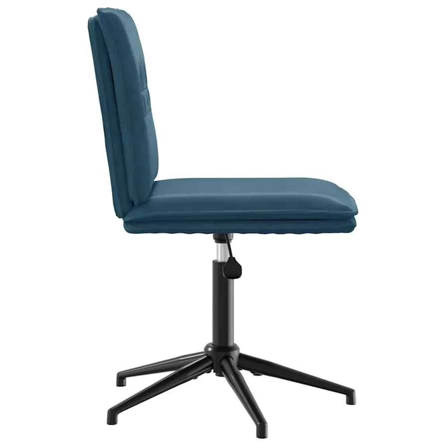 Chaise à manger Bleu Velours - 4