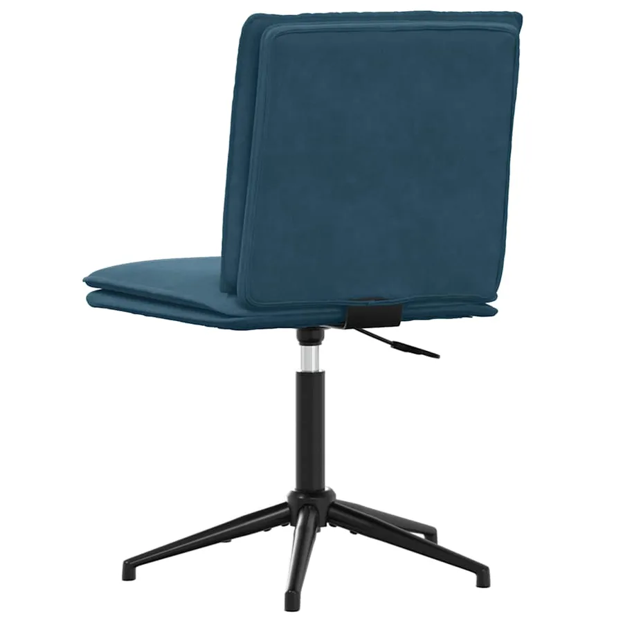 Chaise à manger Bleu Velours - 5