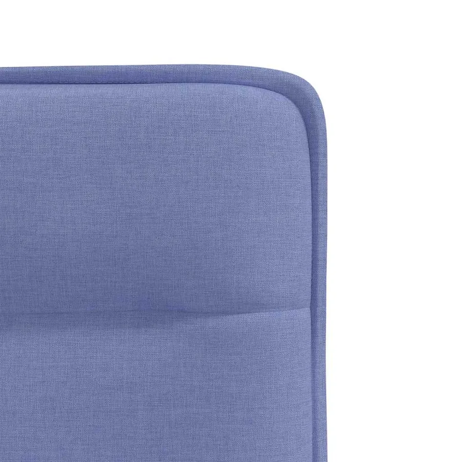 Chaises à manger lot de 2 bleu jean tissu - 7