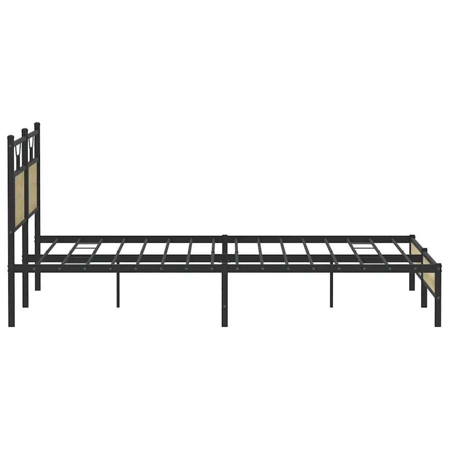 Cadre de lit sans matelas chêne marron 183x213 cm - 7