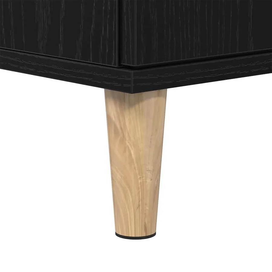 Meuble de Lavabo de Salle de Bain Chêne noir 58 x 33 x 60 cm - 12