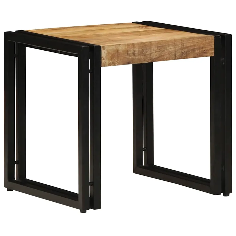 Table basse Marron 40 x 40 x 38 cm Bois de mangue massif