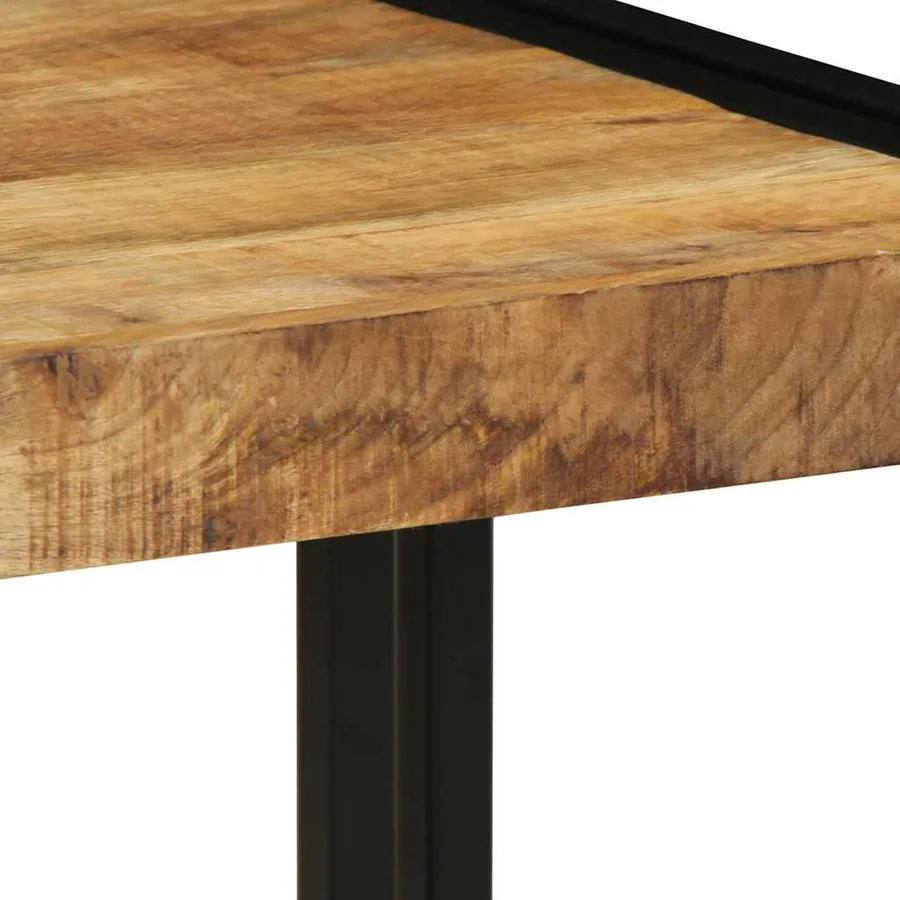 Table basse Marron 40 x 40 x 38 cm Bois de mangue massif - 7