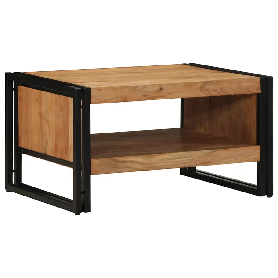 Table basse 70x50x38 cm bois massif acacia - 3