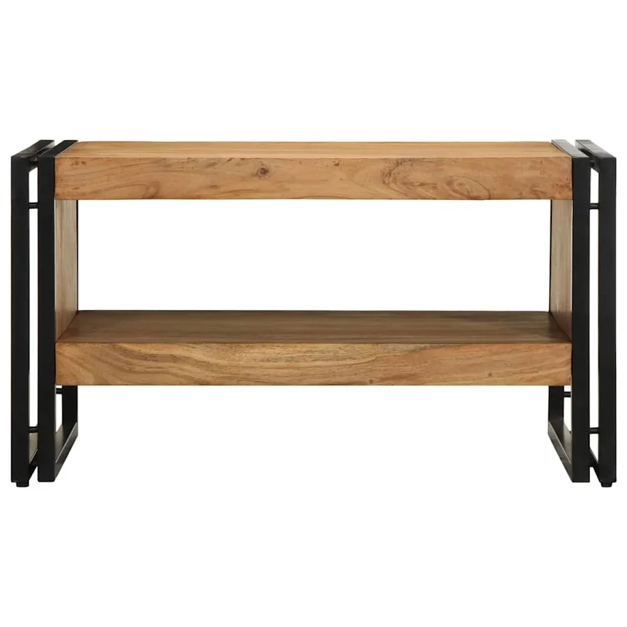 Table basse 70x50x38 cm bois massif acacia - 4