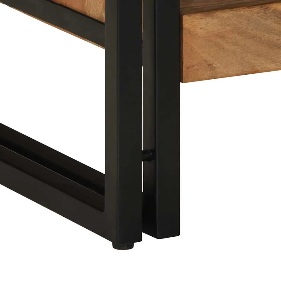 Table basse 70x50x38 cm bois massif acacia - 8