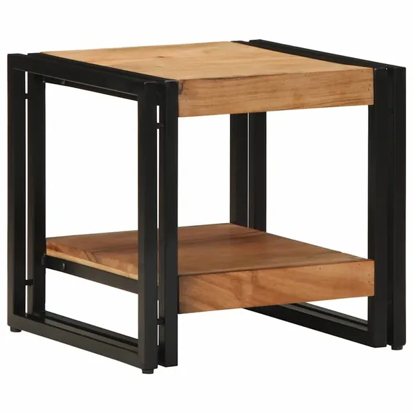 Table basse Marron 40 x 40 x 38 cm Bois d'Acacia Massif