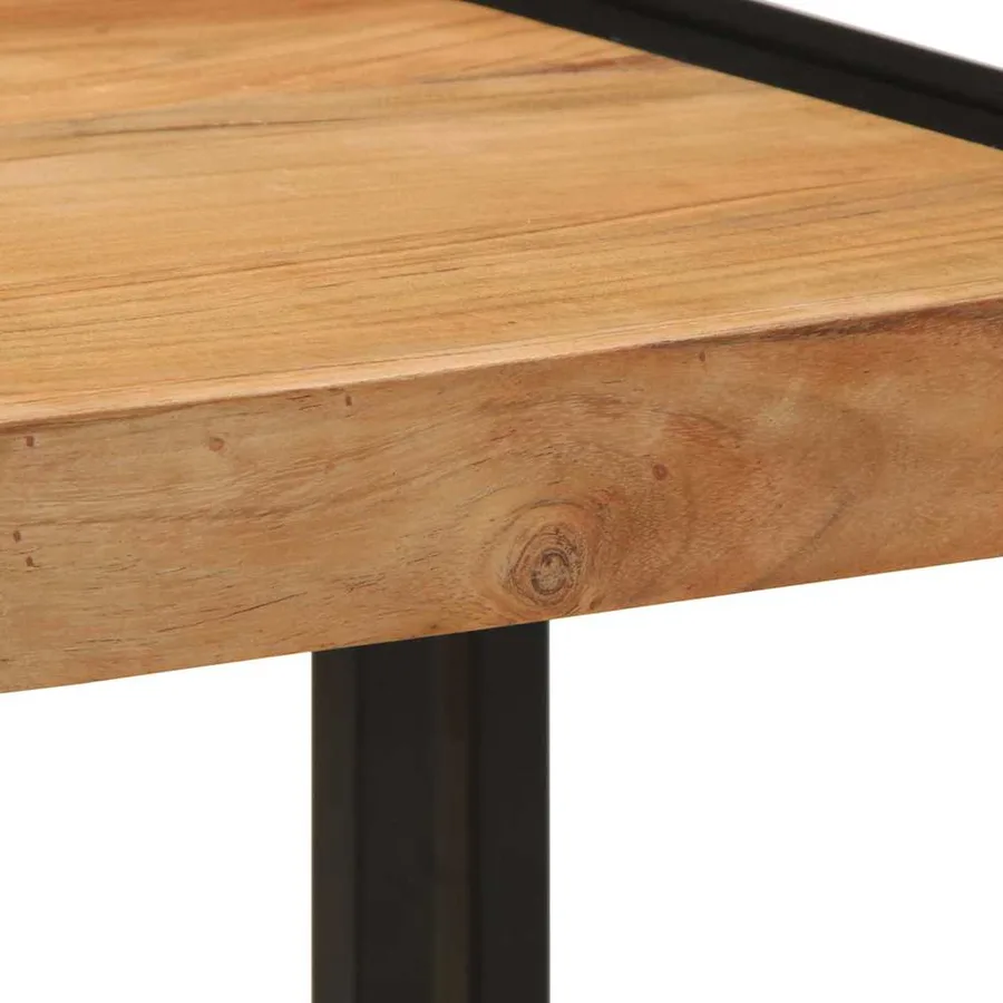 Table basse Marron 40 x 40 x 38 cm Bois d'Acacia Massif - 7