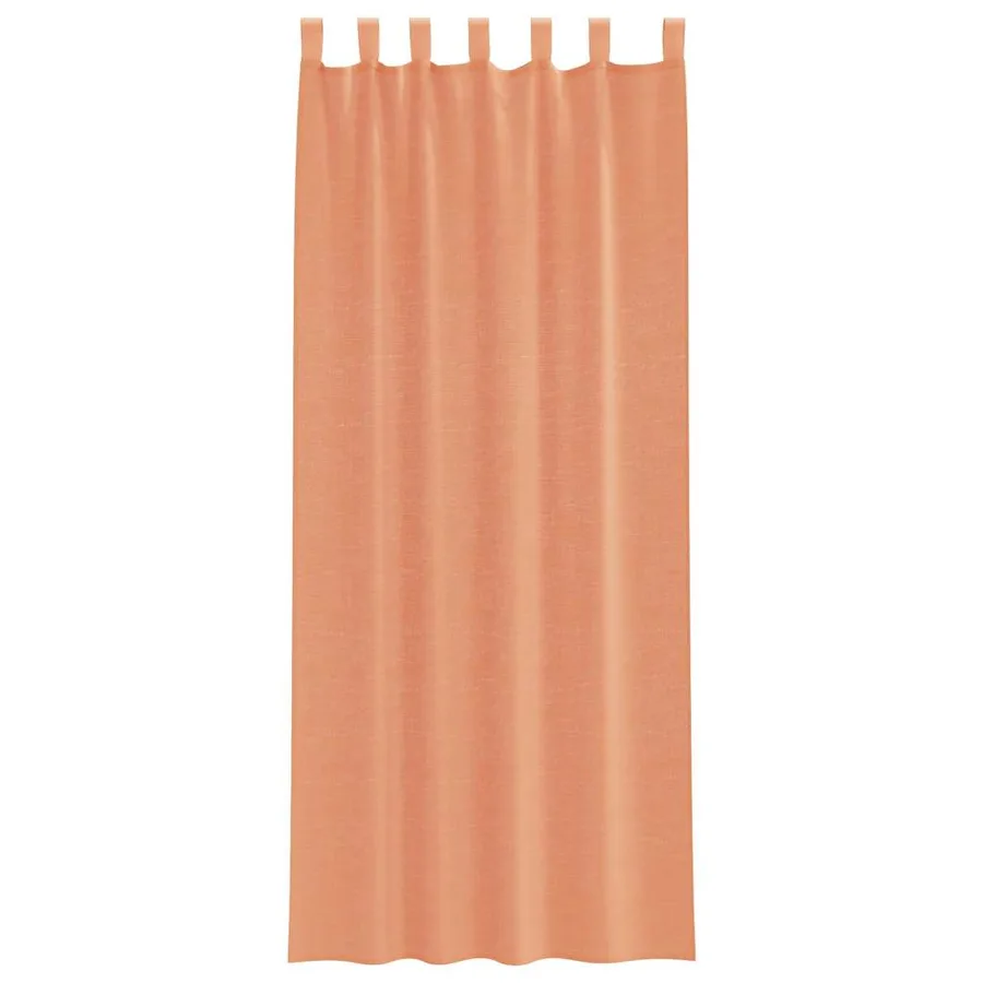 Rideaux en voile avec boucles 2 pcs terre cuite 140x260 cm - 4