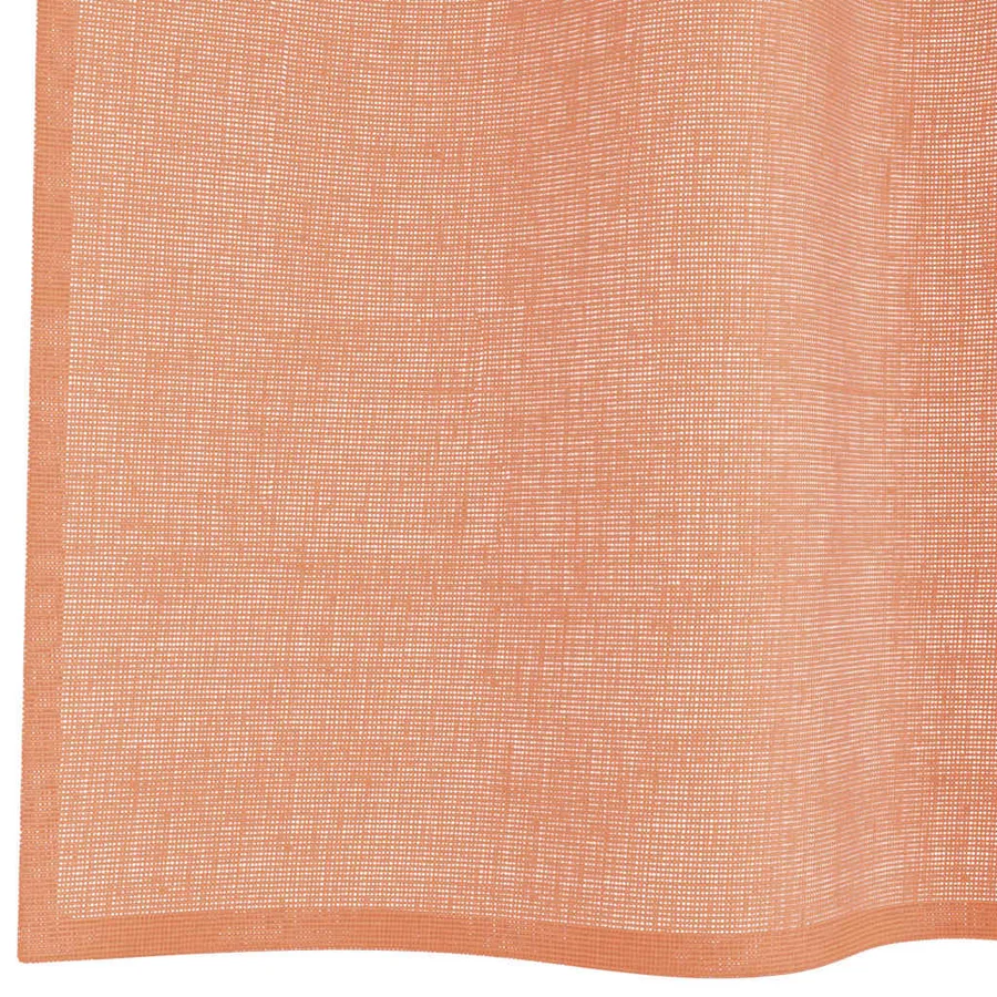 Rideaux en voile avec boucles 2 pcs terre cuite 140x260 cm - 6