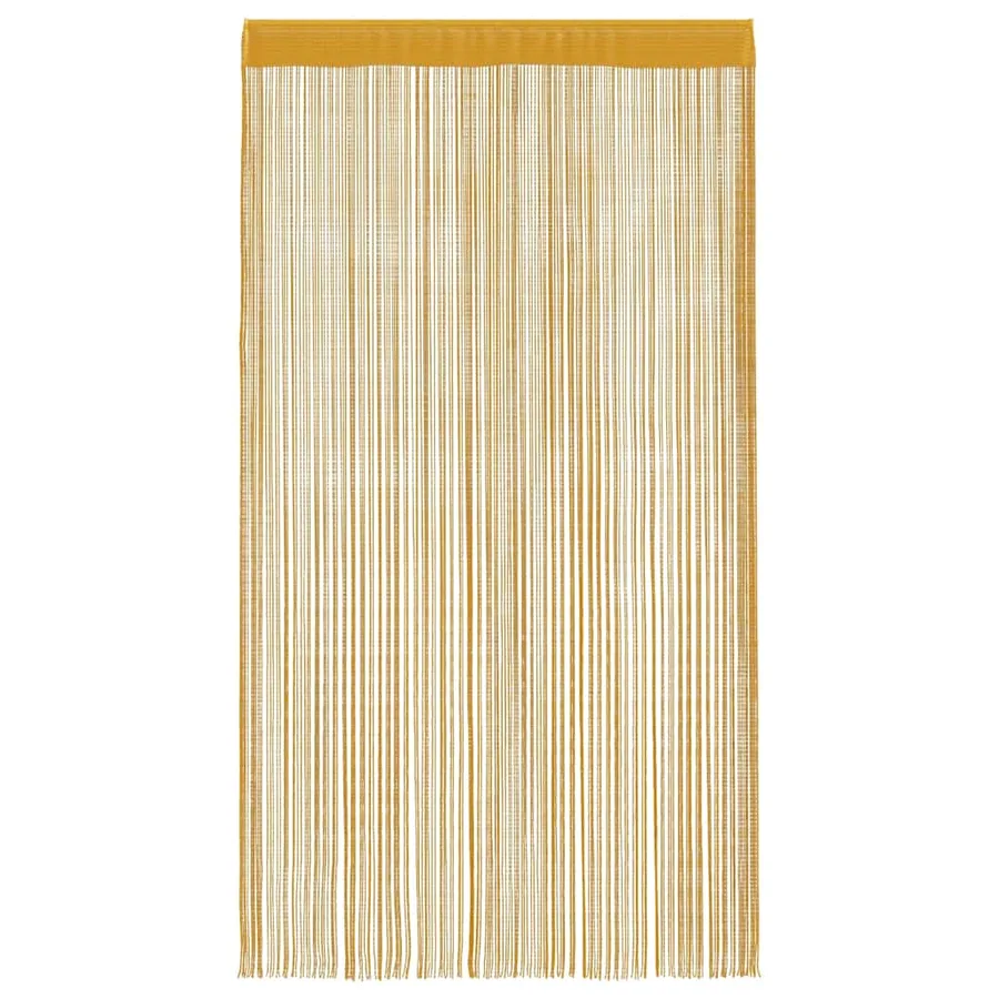 Rideaux à fils 2 pcs or 100x250 cm - 4