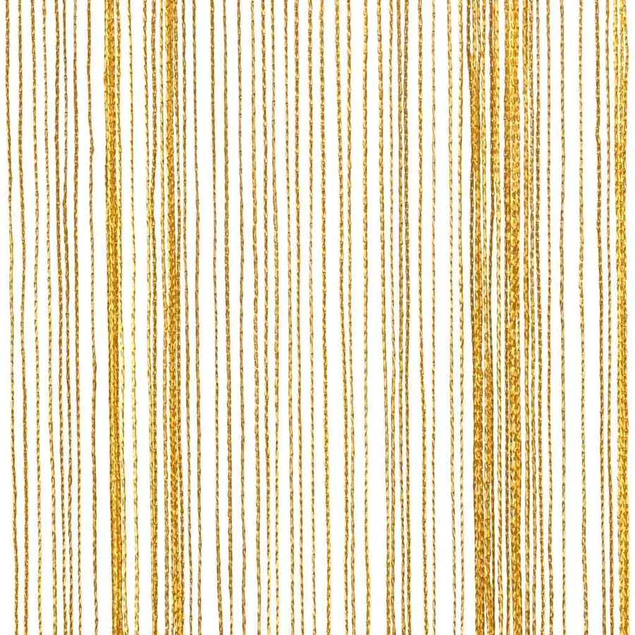 Rideaux à fils 2 pcs or 100x250 cm - 8