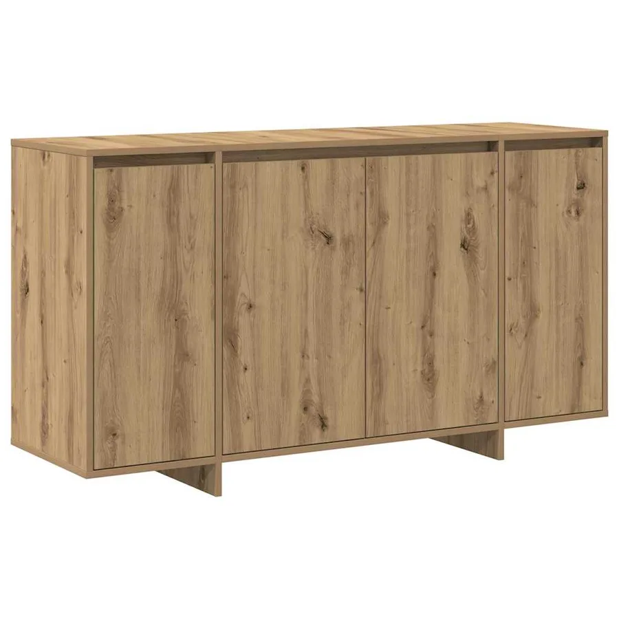Buffet Chêne artisanal 135 x 41 x 75 cm Bois d'ingénierie - 2