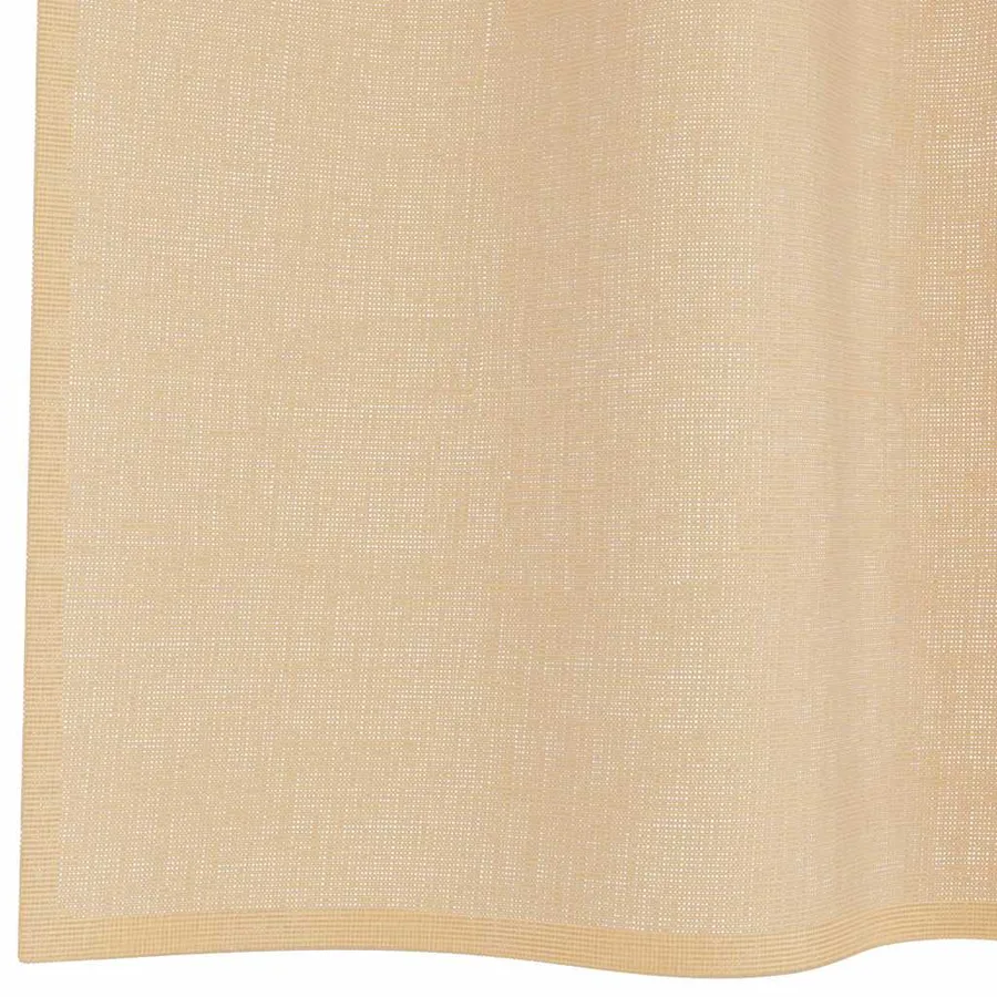 Rideaux en voile avec passe-tringles 2 pcs sable - 6